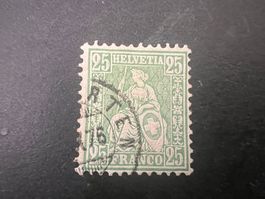 Sitzende Helvetia 1876  No.40  gest. (D753)