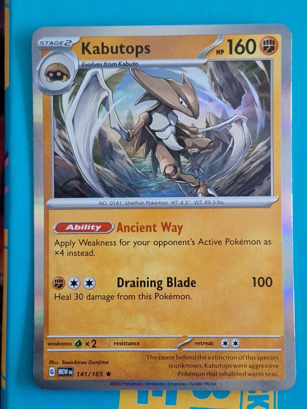 Pokémon Carte collezionabili: Kabutops Holo - Pokemon Mew 151 – Usato da Altstätten SG venduto da GGsGameshop