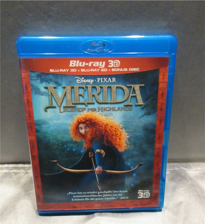Bluray Film Walt Disney Merida Legende der Highlands 3D & 2D (Gebraucht ...