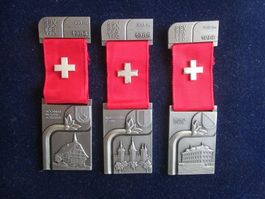 3 X Eidg. Feldschiessen 300 Meter 1984 - 1985 - 1986