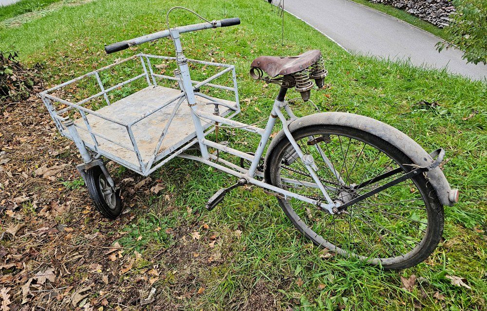 Biciclette: Bäckerrad, Lastenrad, Dreirad, antik – Difettoso da Nottwil venduto da Amigu 1