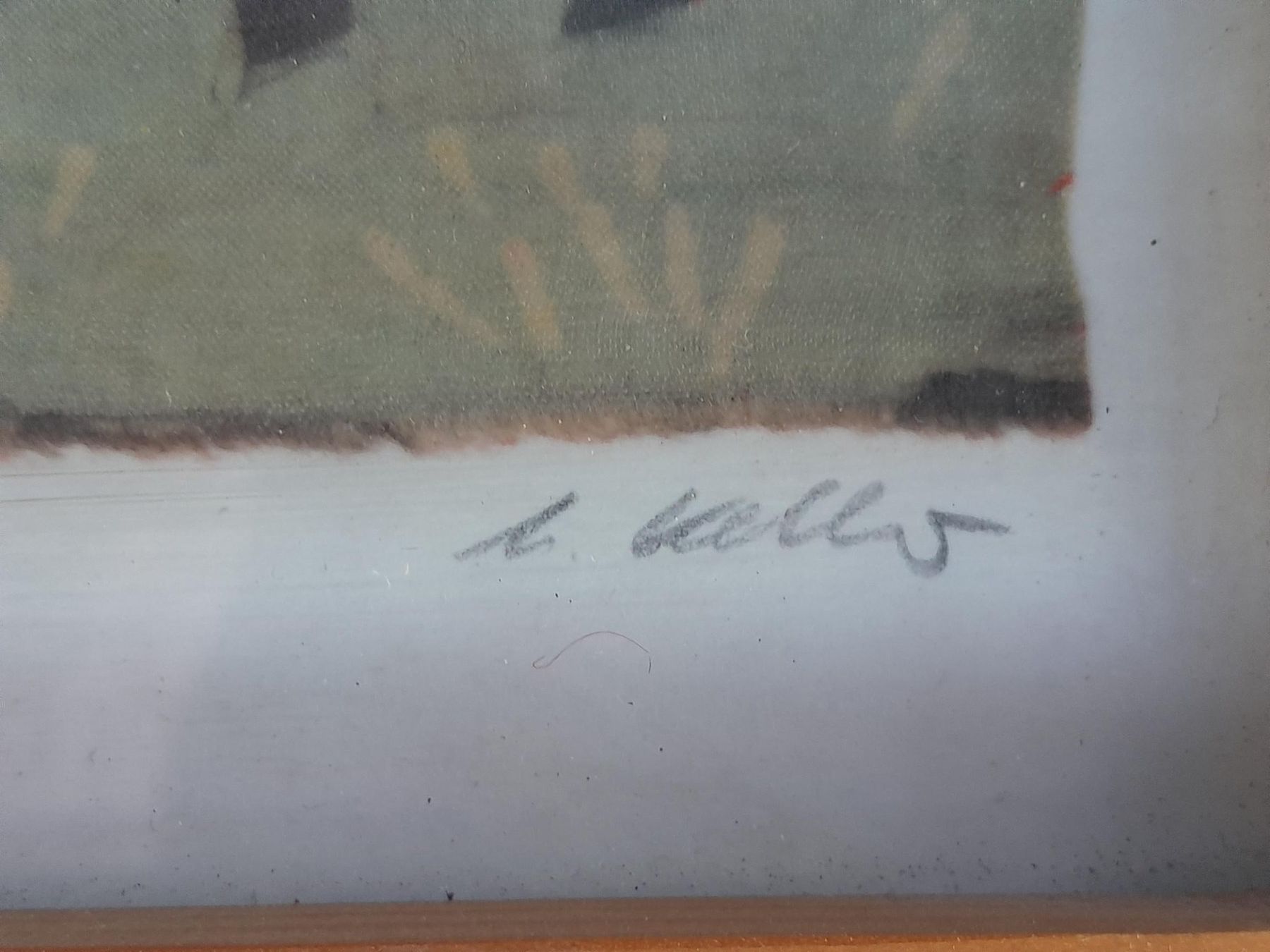 Gemälde: Orginal Appenzeller Batik Bild - Signiert – Gebraucht aus Männedorf von Bel-view 2