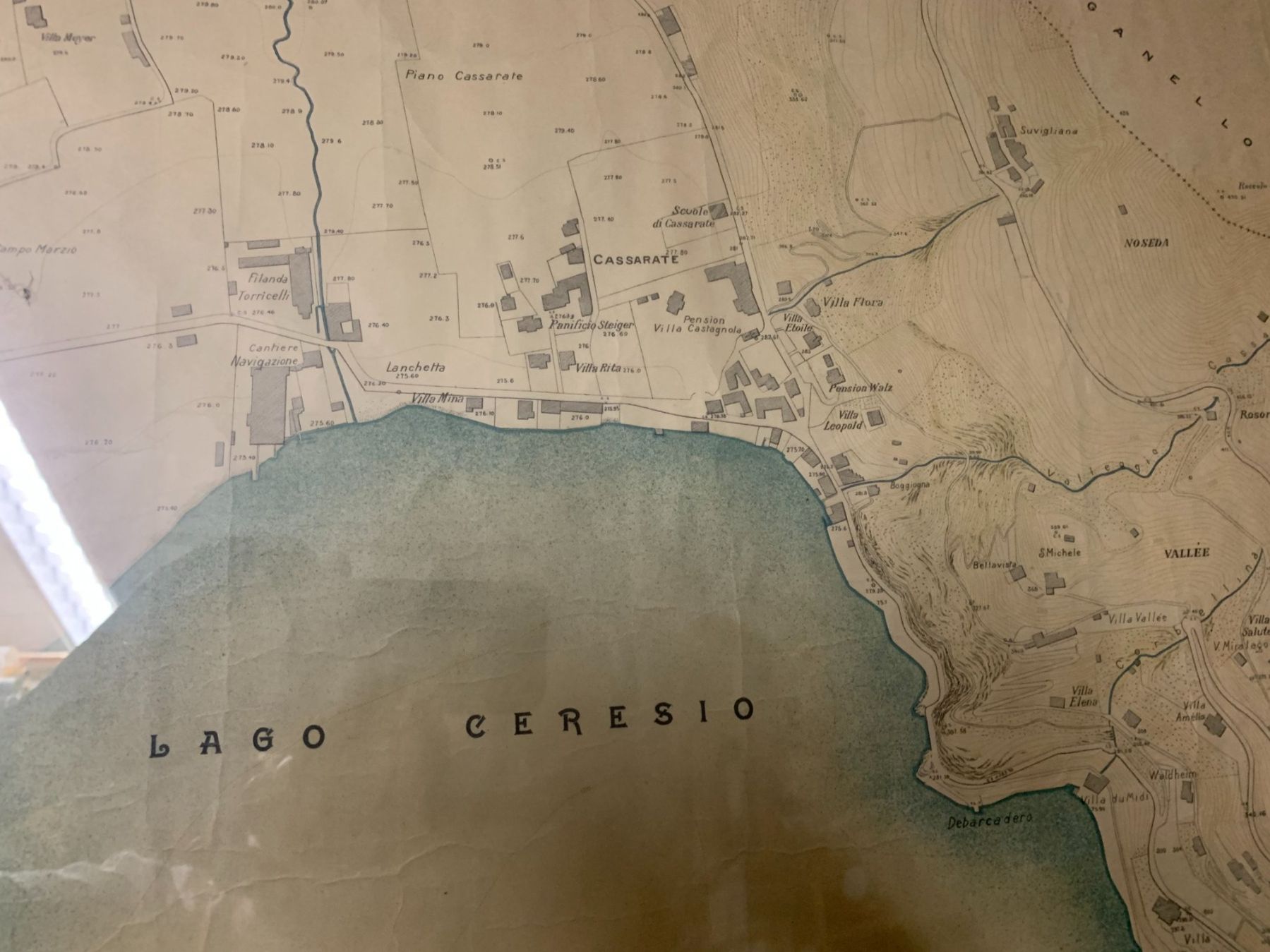 Cartine & Atlanti: Lugano - Cassarate 1905 – Usato da Sorengo venduto da 74in 1