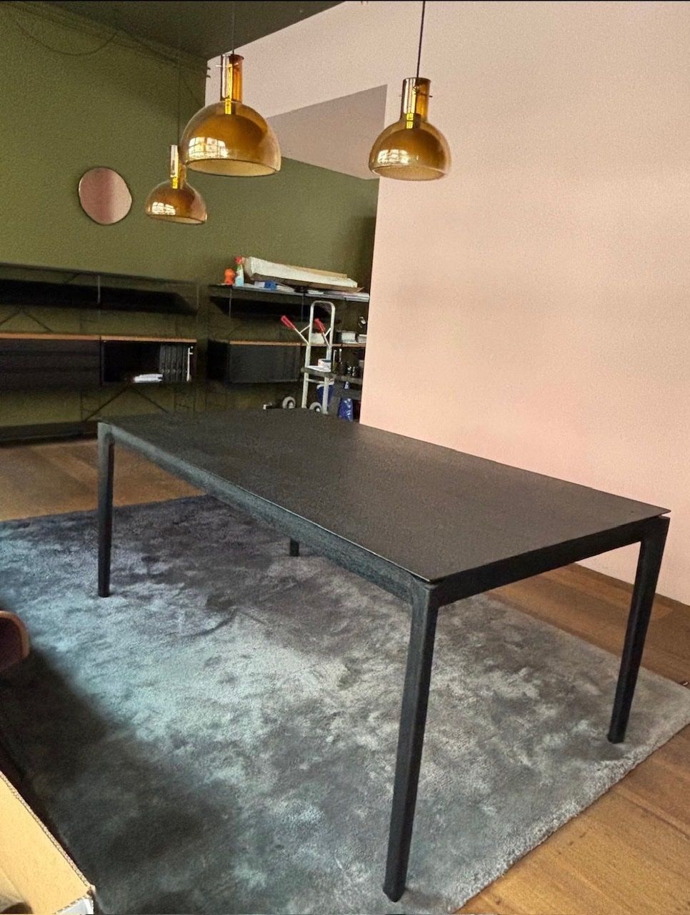 Ethnicraft Tables: Schwarzer Esstisch mit Ausziehfunktion – D'occasion à Zürich par silvana10 2