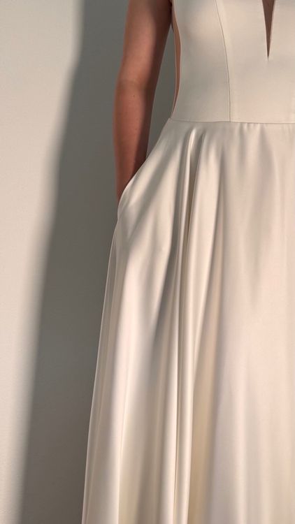 Vestiti: Minimalistisch Hochszeitskleid Melory Bridal Rückenfrei – Nuovo e nell'imballaggio originale da Zürich venduto da mia_v5l8 2