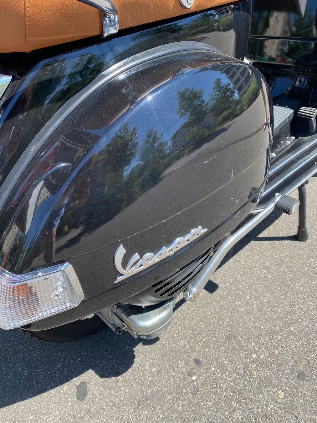 Piaggio Strada: Piaggio Vespa PX 125 E Disc, schwarz, Jg. 2004 – Usato da Dübendorf venduto da Li-sell 2