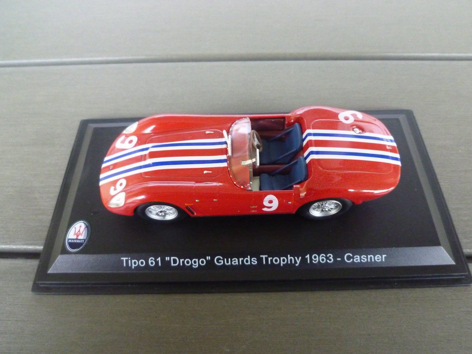 Maserati Modellini d'auto: Maserati Tipo 61 "Drogo" (Guards Trophy 1963) – Nuovo (secondo la descrizione) da Flawil venduto da Imperiosud 3