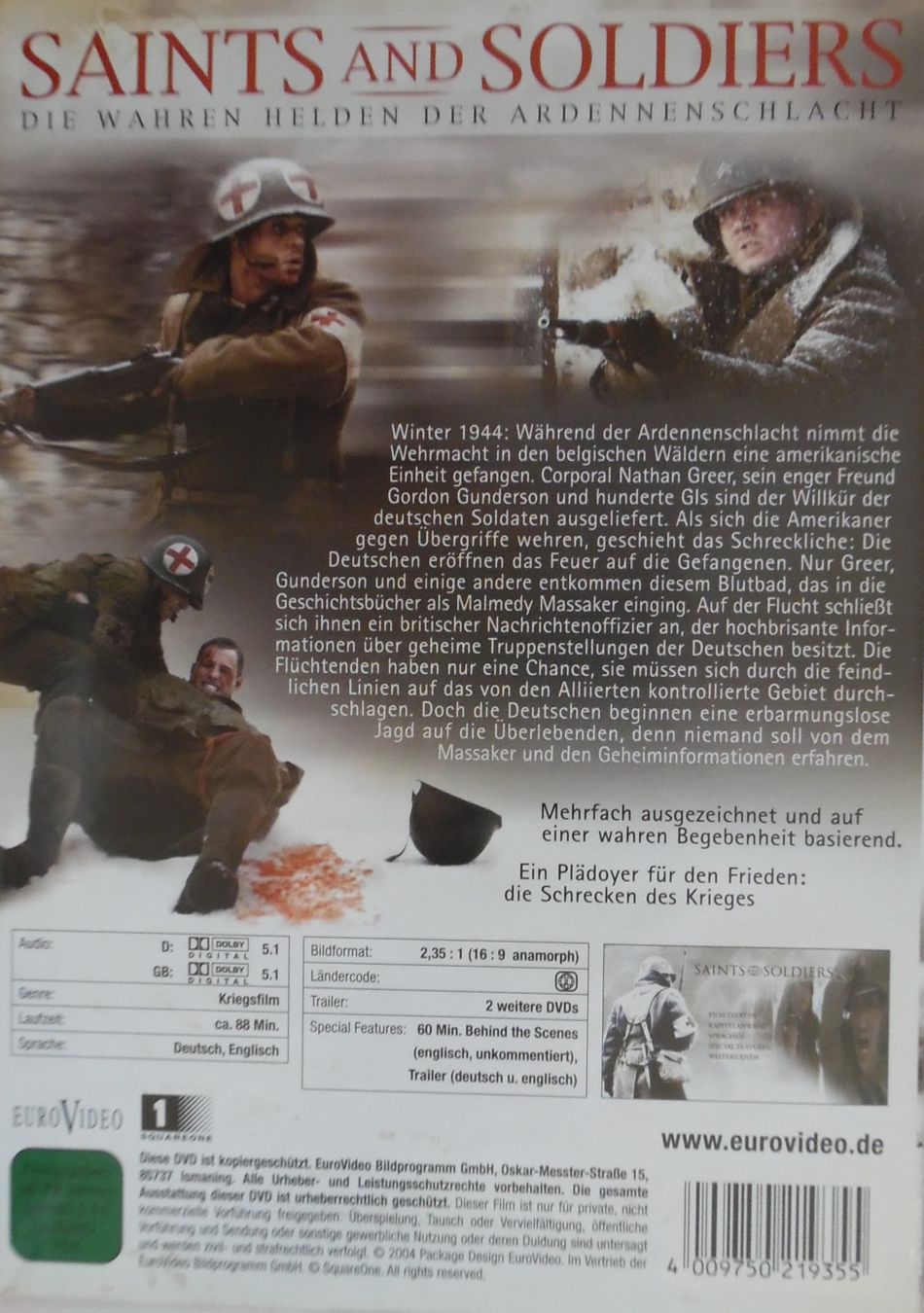 Tutti i DVDs: Saints and Soldiers – Usato da Bellinzona venduto da Luna093 2