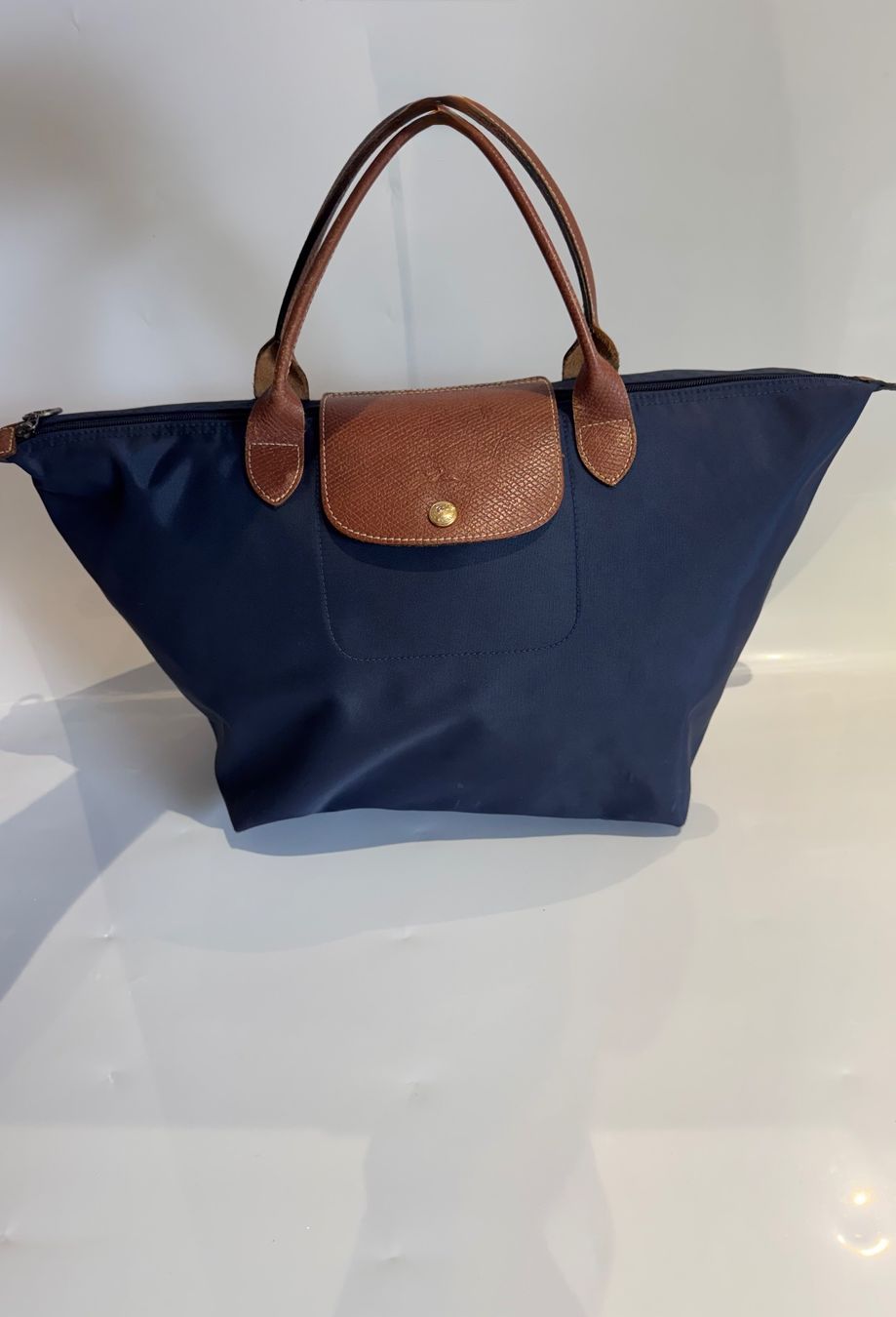 Longchamp Borse da donna: Longchamp Le Pliage M Blau Tasche – Usato da Vionnaz venduto da b_f_d_r_g