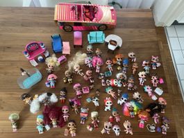 LOL Surprise Puppen Set mit Auto und Möbeln gebraucht