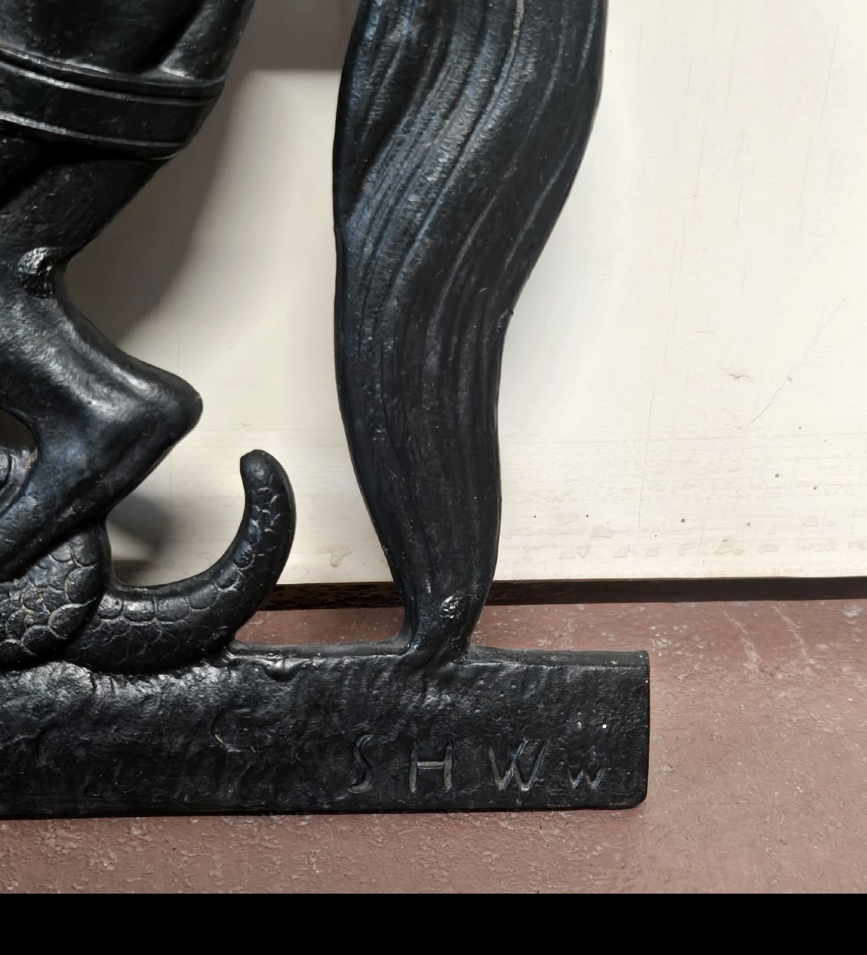Sculture & Statue: Gusseisen Relief Drachentöter St.Georg. – Usato da Zürich venduto da Zoe_Zh 2