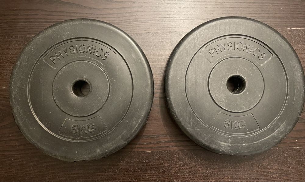 2 Disques D'haltères 2,5 Kg - A K Sports - Fonte Diamètre 30 Mm - Occasion