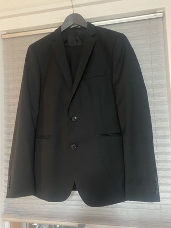Costume classique homme gris anthracite taille 48