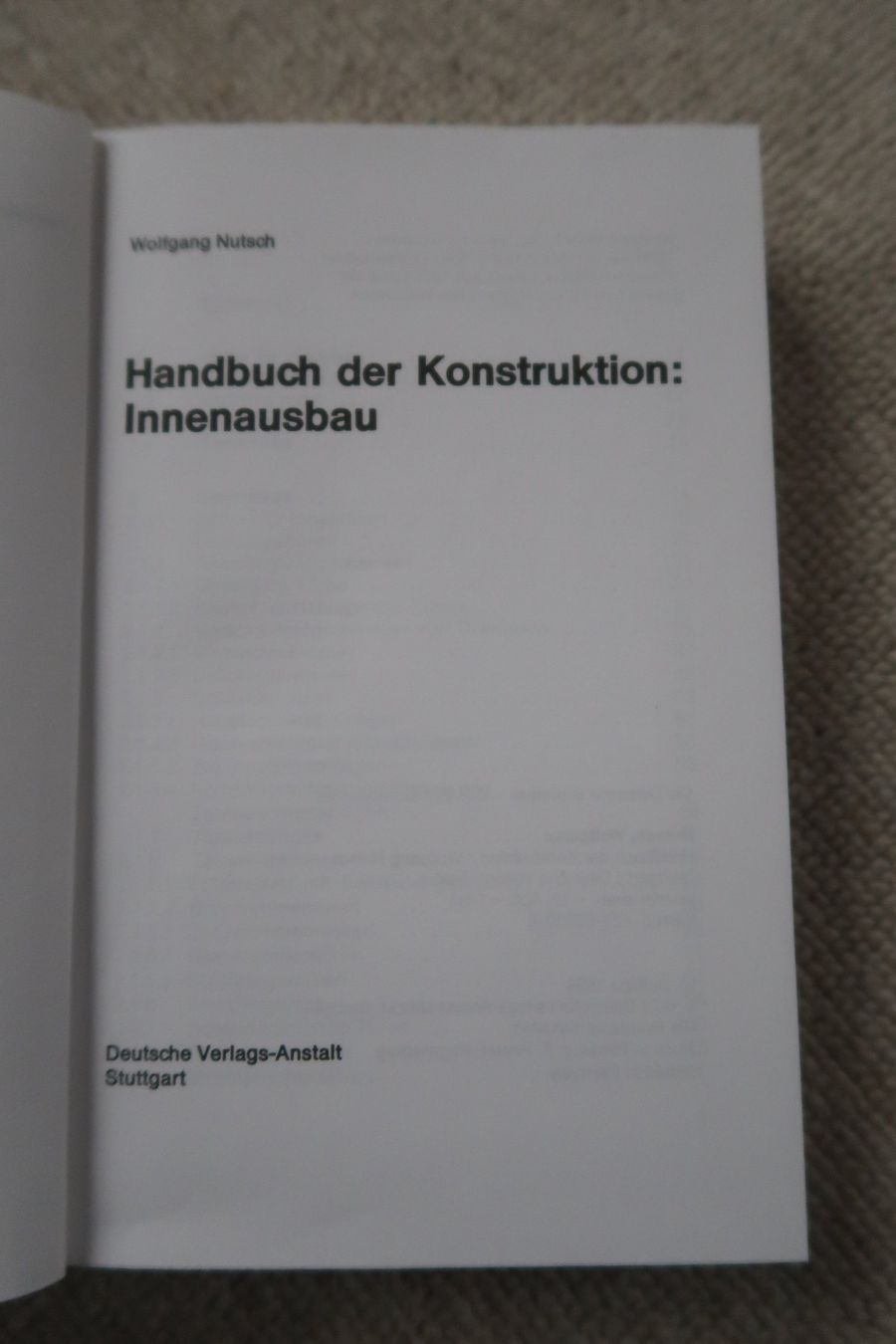 Libri: Innenausbau, Handbuch – Usato da Oberwil BL venduto da verramscher 1