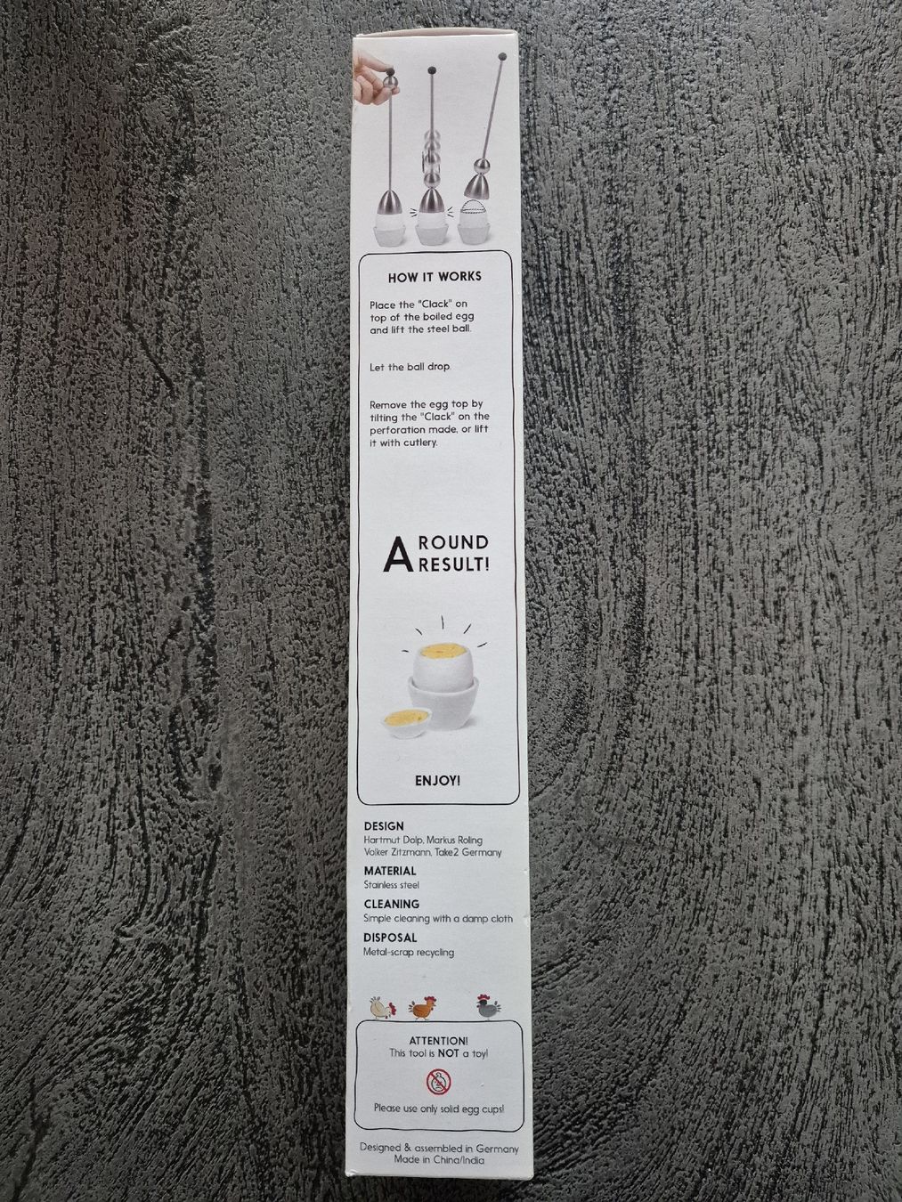 Elettrodomestici da cucina: Take2 Eier-Set Clack Eieröffner und Swiss PiePei neu – Nuovo e nell'imballaggio originale da Mels venduto da PatrickK89 3