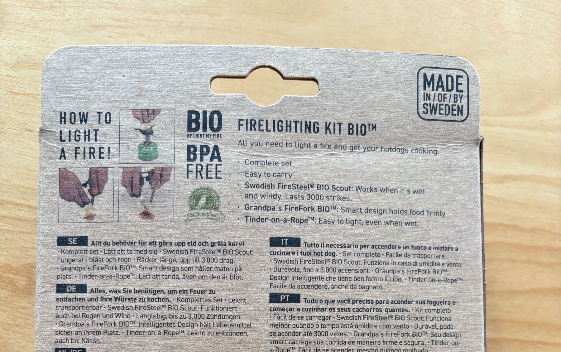 Feuerzeuge: Firestarter Firelightning Kit Blau/Orange / LIGHT MY FIRE – Gebraucht aus Auenstein von 5222 6