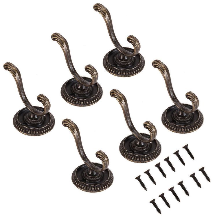 ARTIBETTER 4er Set Kunststoff-Haken – Schwarz, 4,8 Cm, J-Form, Klemmbar, Für Wand, Gitter & Tür