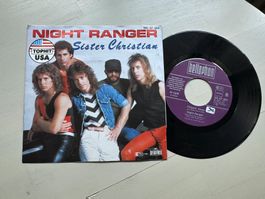 NIGHT RANGER tolle Sister Christian Single Heavy Metal 80's