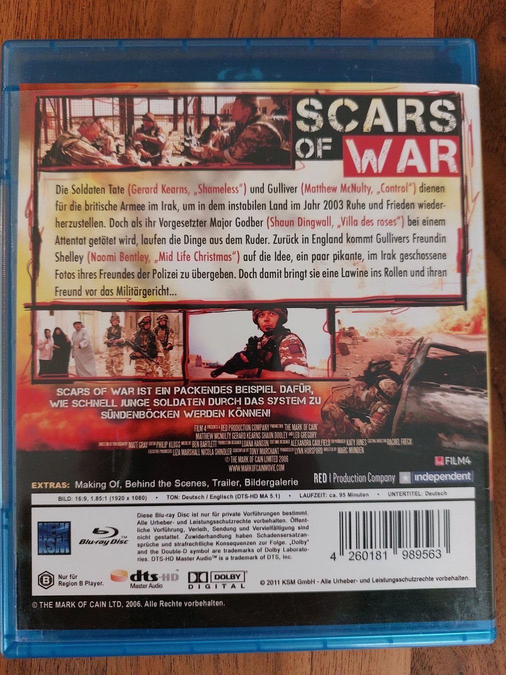 Tutti i DVDs: Blu Ray - Scars of War – Usato da Rheinfelden venduto da FilmAuktion 1