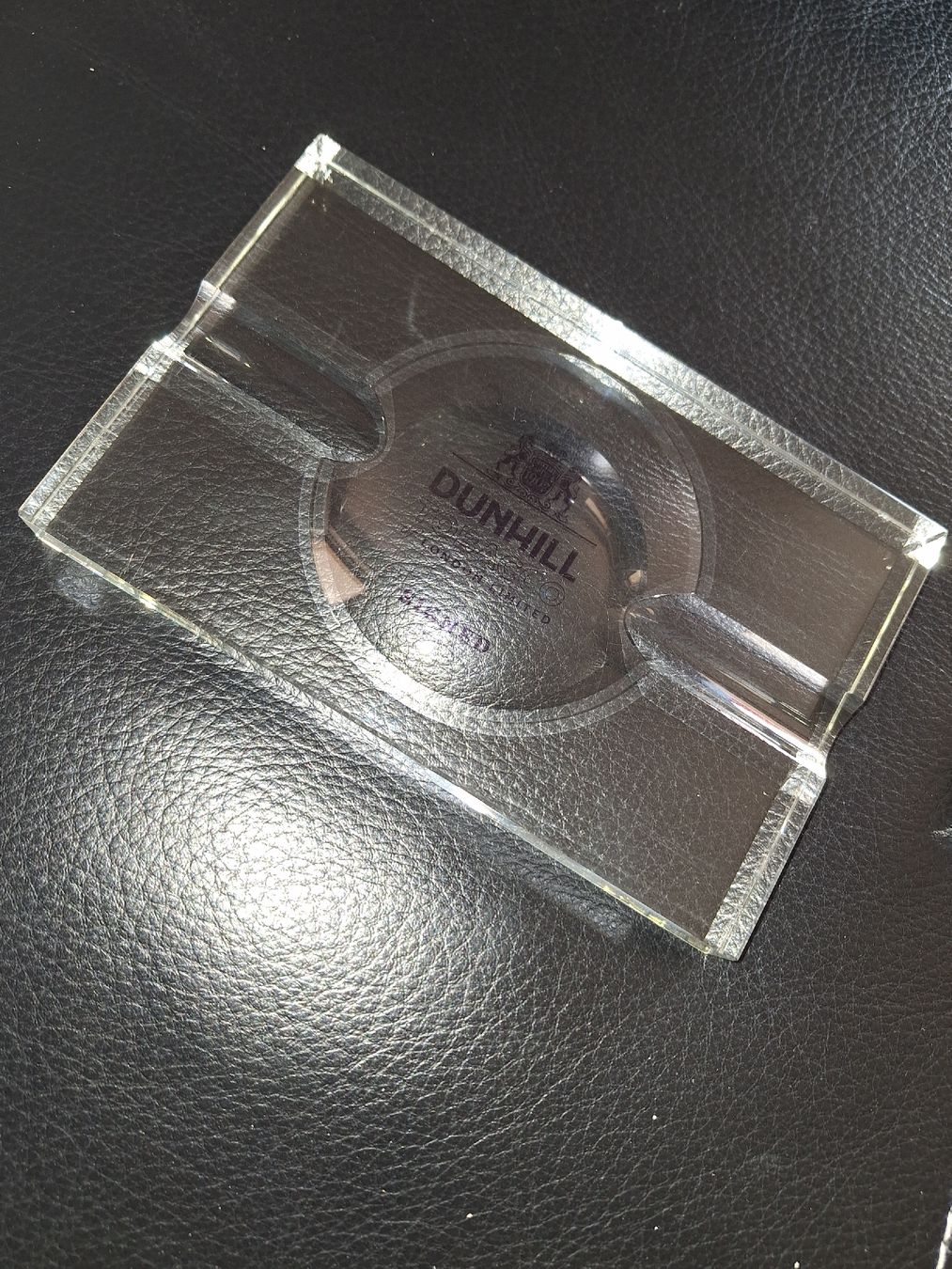 Dunhill Portacenere: Edler Dunhill Aschenbecher aus Glas. – Usato da Mellingen venduto da Aegert5 2