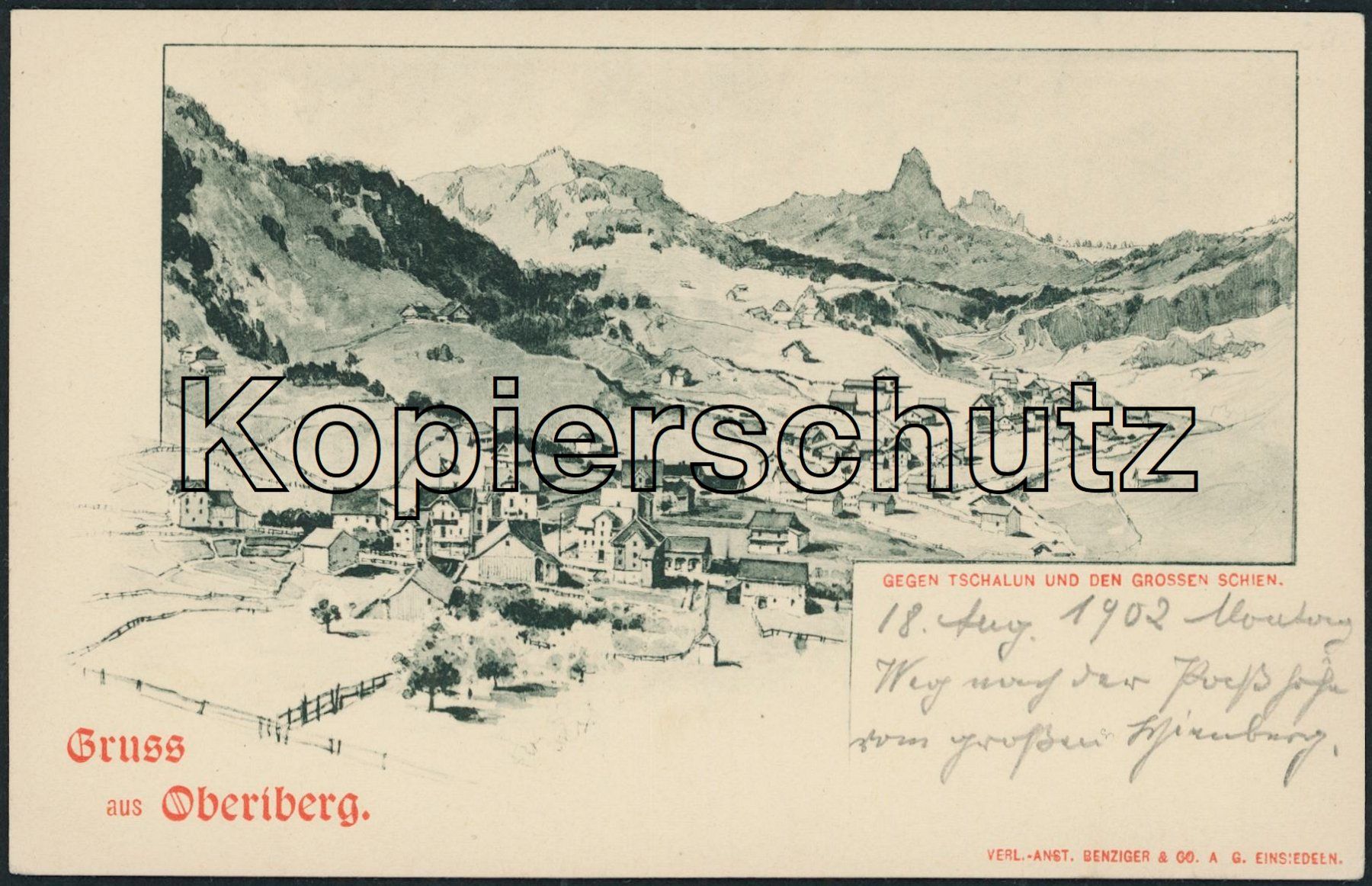 Cartes postales: SZ Oberiberg – Neuf (Voir description) à Schindellegi par dormay