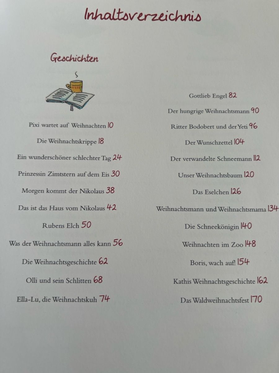 Libri: Vorlesebuch Weihnachten, Geschichten, Lieder  – Nuovo (secondo la descrizione) da Seon venduto da Sunny-Schmuck78 2