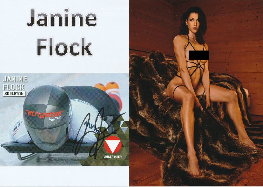 Janine Flock / Originalautogramm, Akt | Kaufen auf Ricardo