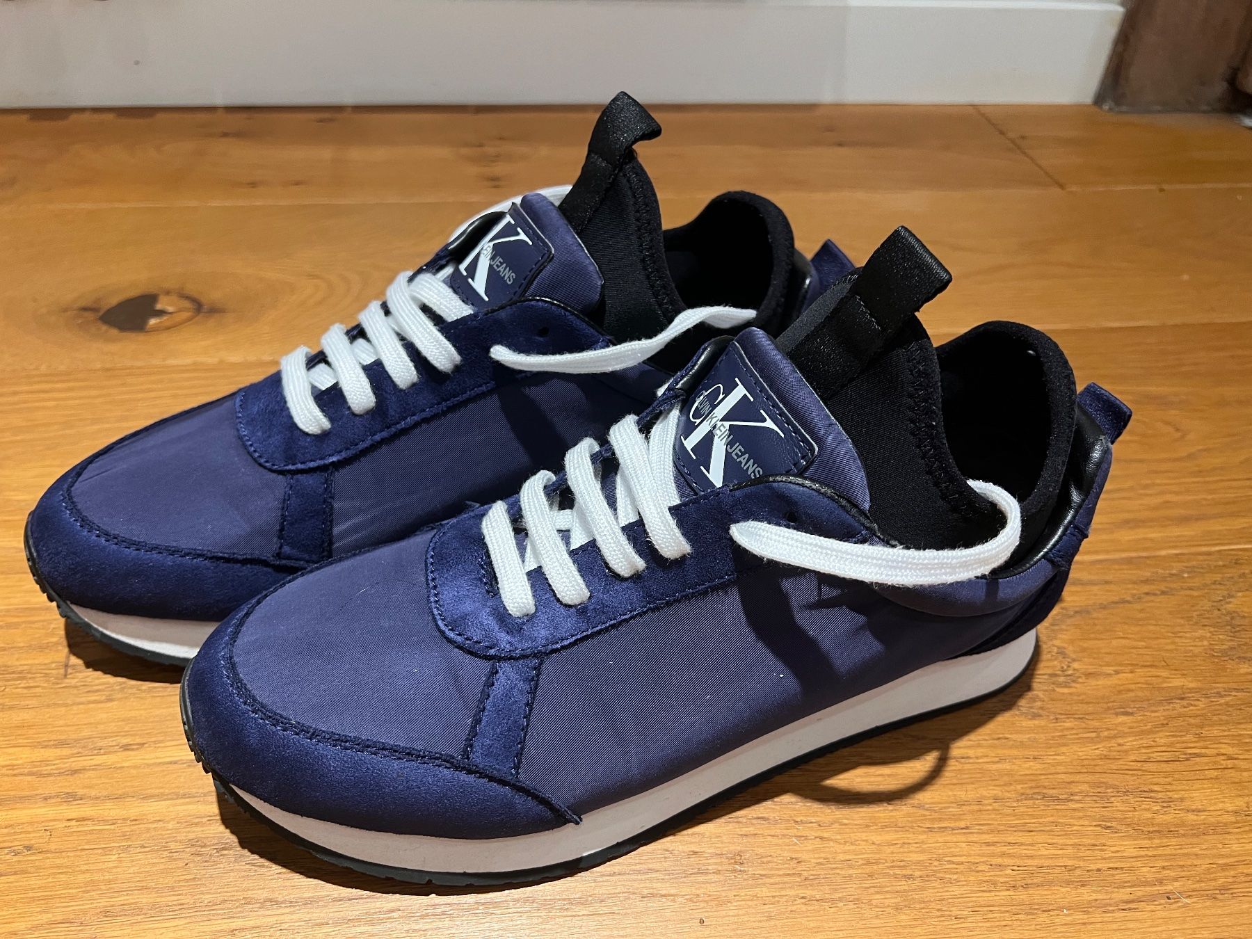 Calvin Klein Scarpe da uomo: Basket basse chaussures bleu Calvin Klein – Usato da Morges venduto da Alexys23