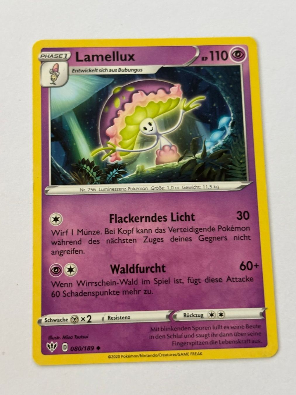 Pokémon Sammelbilder & Trading cards: Lamellux 080/189 – Gebraucht aus Herisau von Seyashop_2