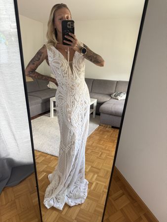 Brautkleid Spitze Grösse S 