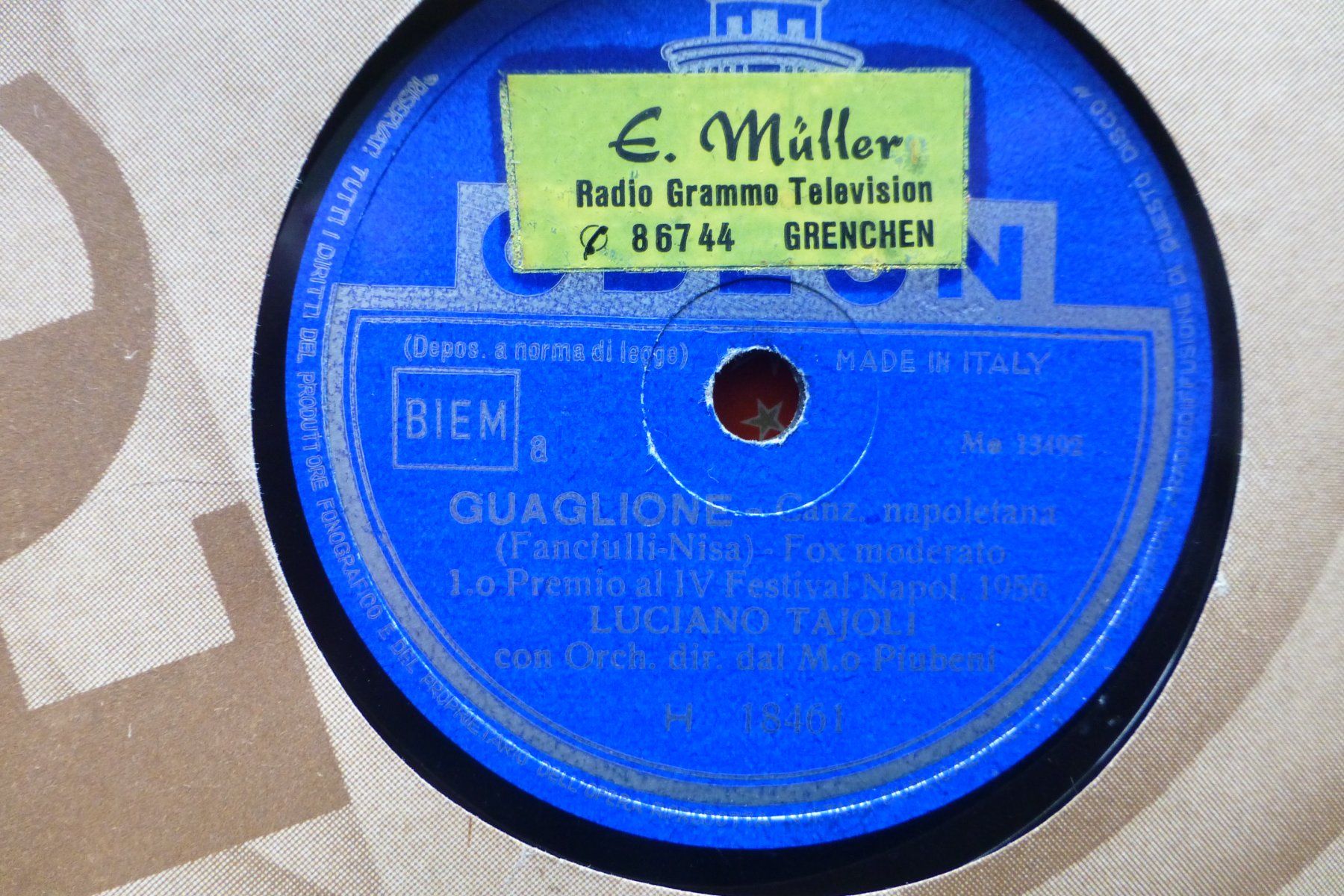 Dischi in vinile: Schallplatten Sammlung, Vintage Schelllackplatten – Usato da Grenchen venduto da Bobatsch 2