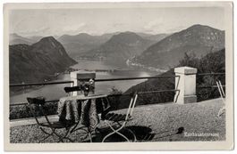 Serpiano, Kurhausterrasse, gelaufen 1930