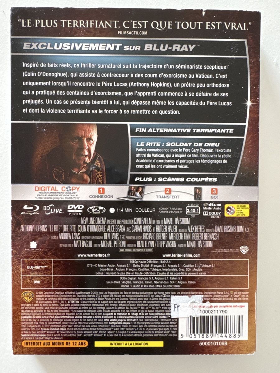 Tutti i DVDs: Le Rite - Blu-ray et DVD et Copie Digitale – Usato da Veyrier venduto da Deniro2 1