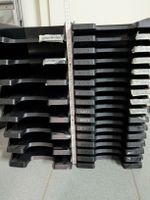Leitz Ablagefächer stapelbar schwarz gebraucht 16+8 Stk