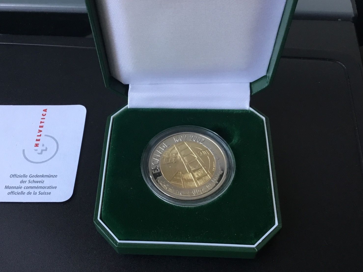 Tutti le monete: 5 Franken Escalade Genf 2002 PP – Nuovo e nell'imballaggio originale da St. Margrethen SG venduto da alfapeugeot10