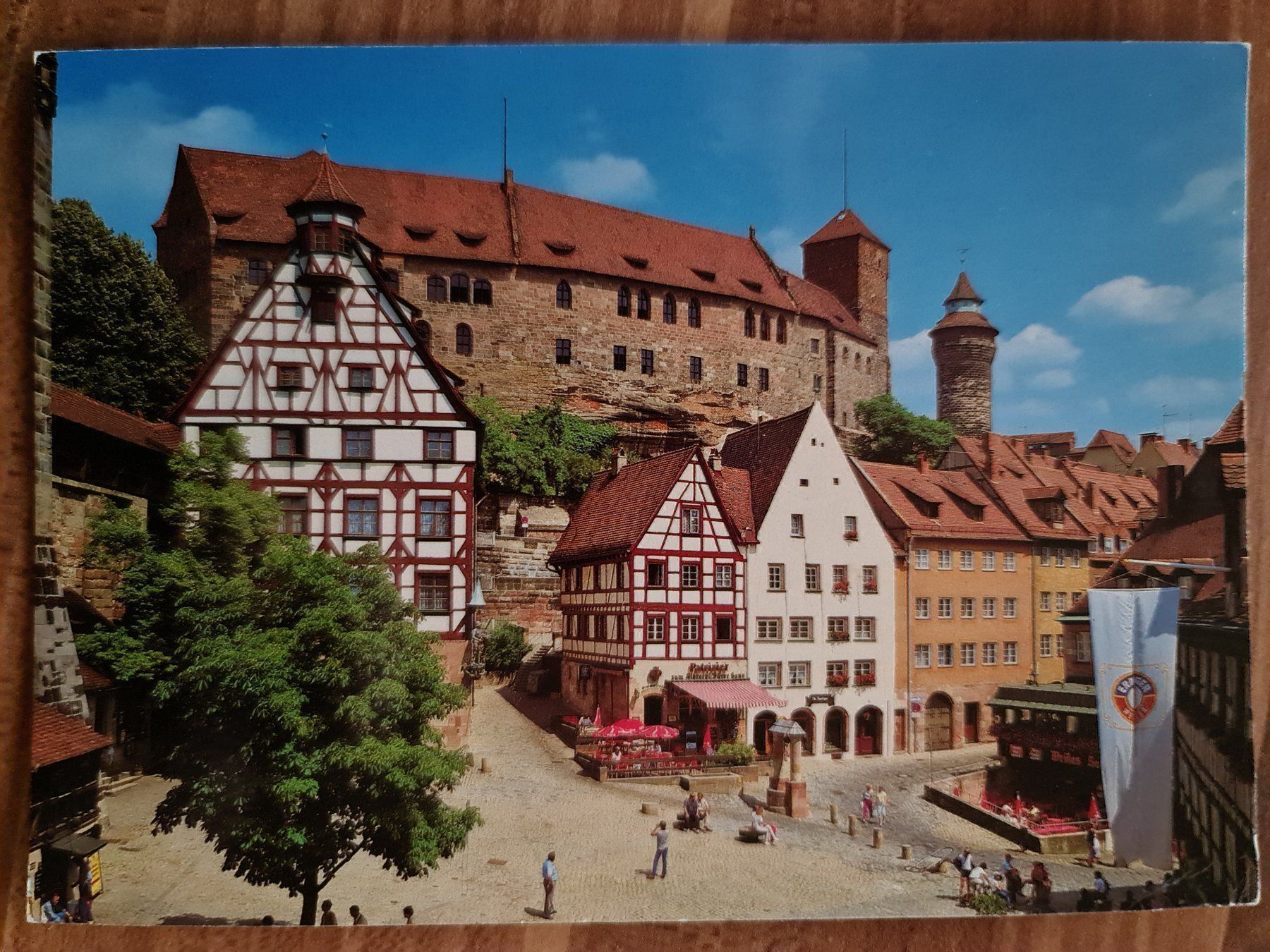 Medaillen: Ansichtskarte Nürnberg 1987 – Gebraucht aus Dintikon von Vexi