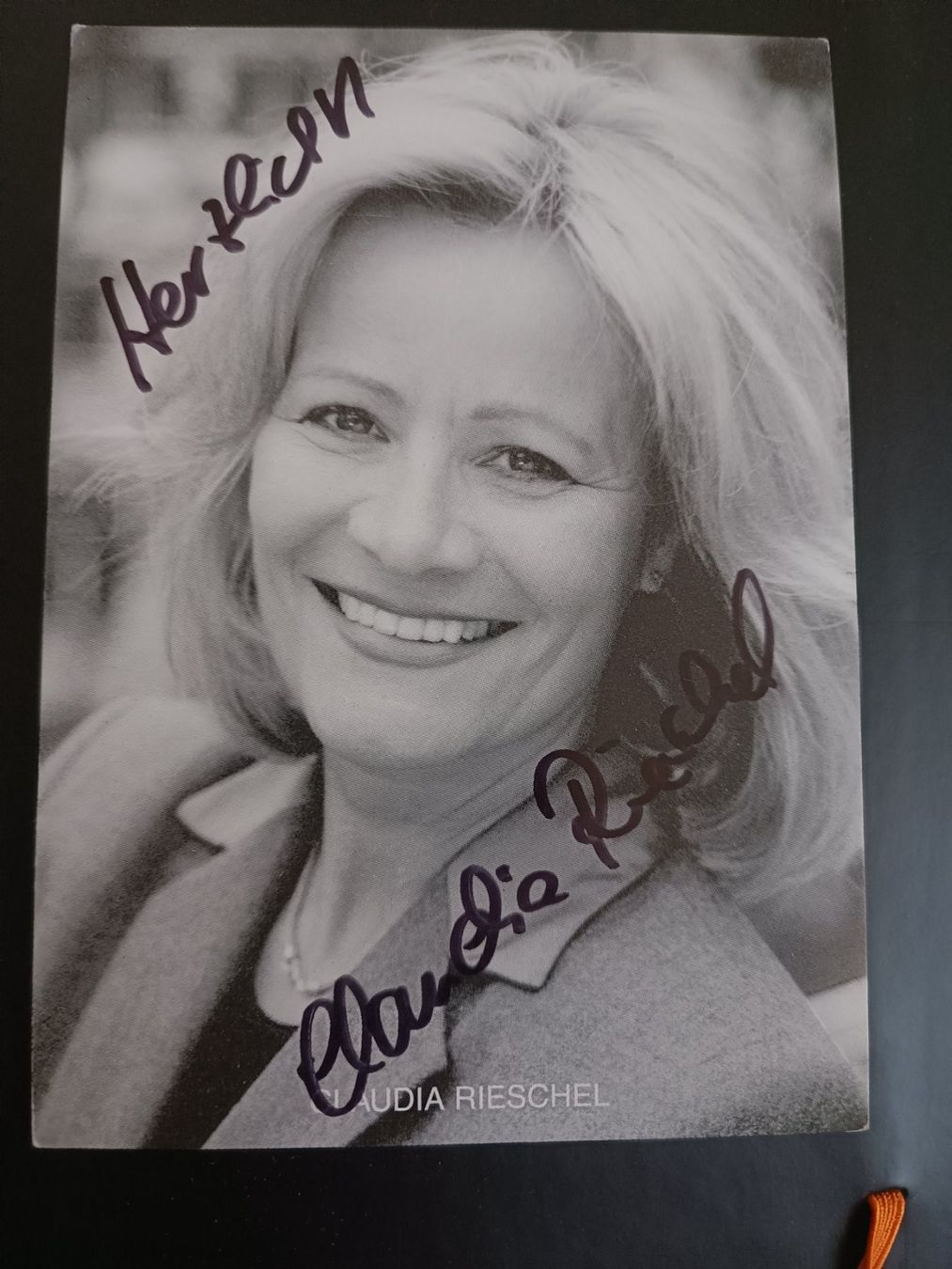 Autogramme: Claudia Rieschel - handsigniert – Gebraucht aus Menziken von Autogramme