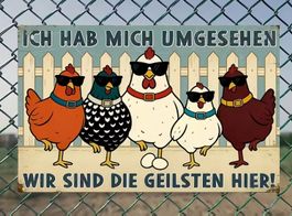 Schild Wir sind die geilsten hier