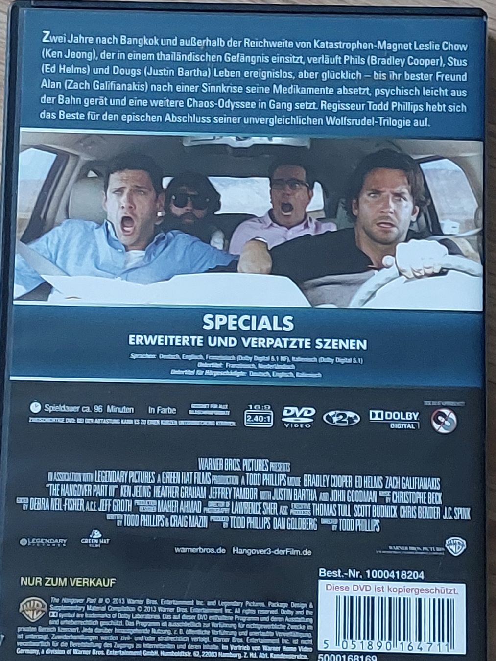 Tutti i DVDs: Hangover 3 – Nuovo (secondo la descrizione) da Zürich venduto da Collector69 1