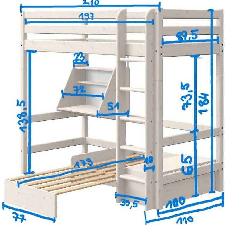 Flexa Betten: Lit mezzanine & lounge FLEXA – Gebraucht aus Fribourg von Fleur13 4