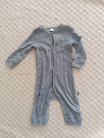 Baby Pyjama / Strampler Merino Wolle gr 56 Lillelam
