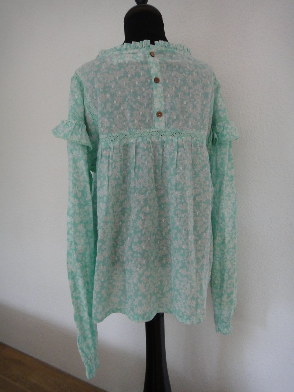 Camicette, T-shirt & Top: Sommerbluse, mintfarben, Gr. 14 Jahre Baumwolle – Nuovo (secondo la descrizione) da Winterthur venduto da LemonTree5 1