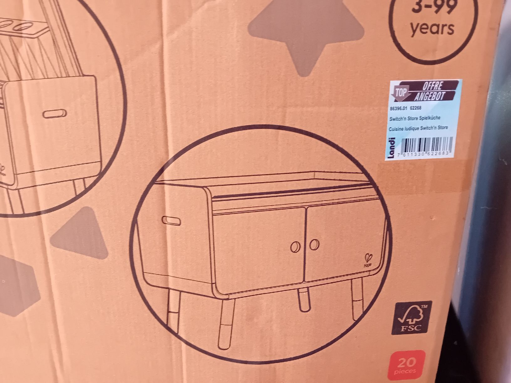 Hape Giocattoli: Kinderküche Hape "Switch'n Store" - Neu & Originalverpackt – Nuovo e nell'imballaggio originale da Dussnang venduto da kevin0812 7