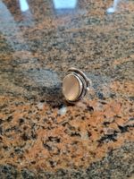Vintage 925 Silber Ring mit Mondstein, Grösse 56 (17.8 mm)