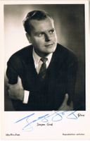 Jürgen Graf 1927-2007 Autogramm signiert Vintage Foto 9x14cm