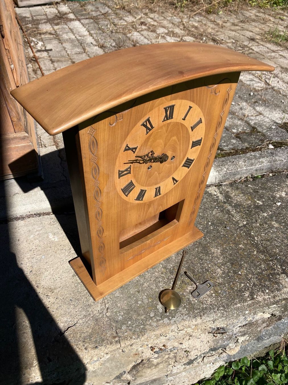 Orologi da terra & Orologi da parete: Pendule ancienne bois Uhr – Usato da St-Cierges venduto da LeRegain 3