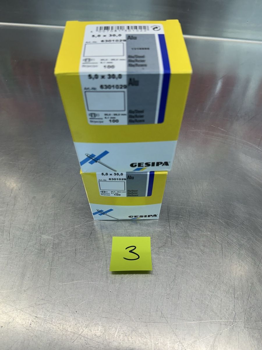 Gesipa Alle Werkzeuge: Gesipa Blindniete Alu 5.0 x 30 mm – Neu (gemäss Beschreibung) aus Schwende von weesli 4