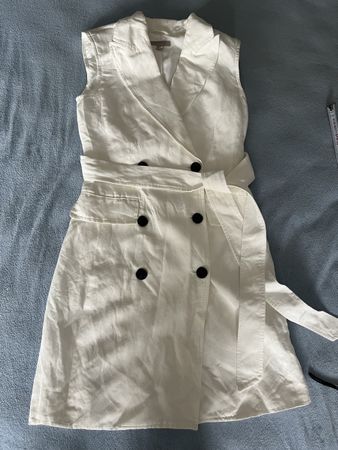 H&M Sommerkleid Leinen-Mix, Grösse XS, Top Zustand!
