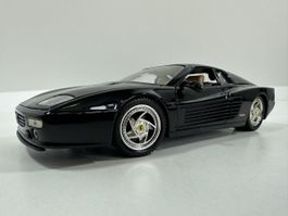Ferrari F512M Testarossa 1:18, schwarz, HOT WHEELS