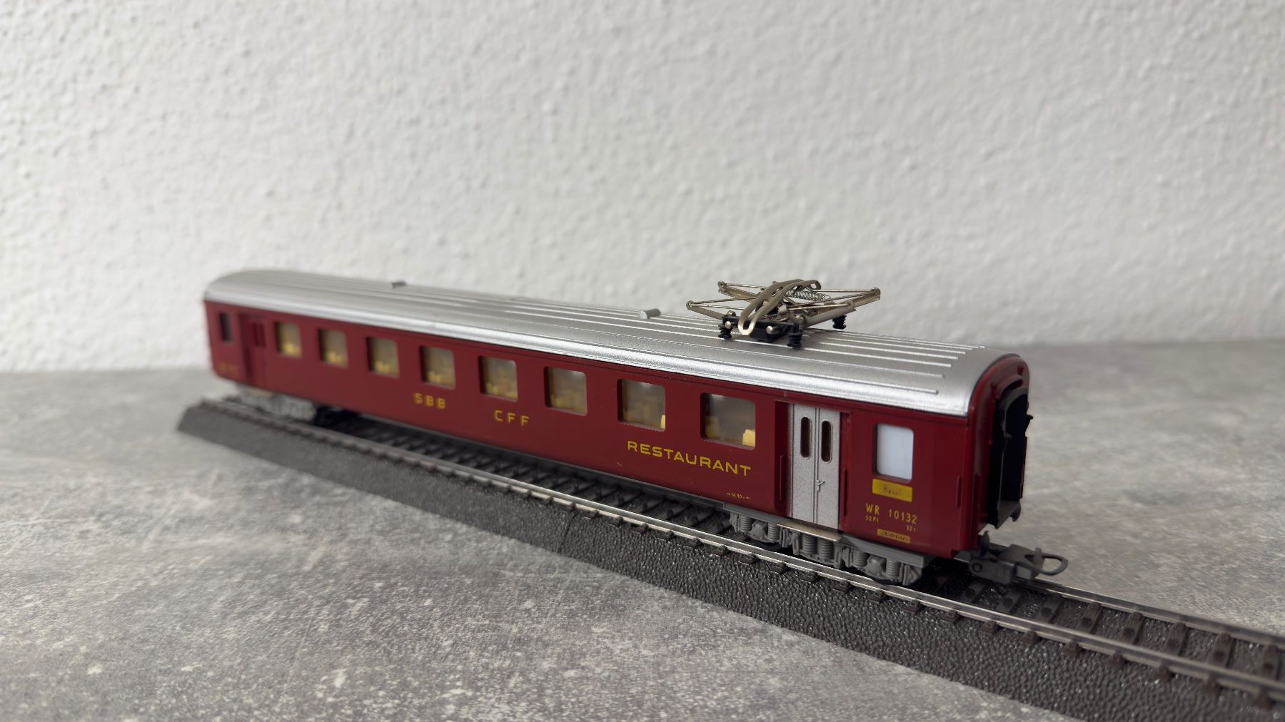 Lima Modellini di ferrovie: Lima SBB Speisewagen H0 / DC – Usato da Windlach venduto da Kelebra 4